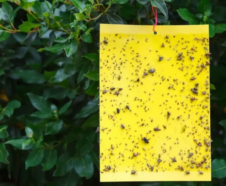 Plantes d'intérieur saines protégées des moucherons de terreau